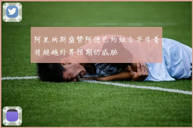 阿里纳斯盛赞阿德巴约组合字母哥将超越外界预期的威胁